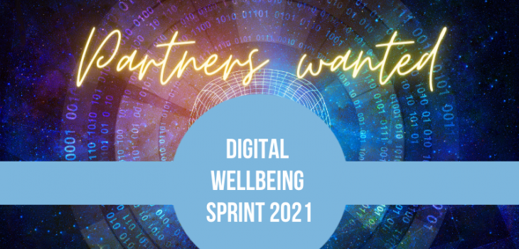 Partners wanted for the Digital Wellbeing Sprint 2021
